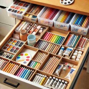 DIY Art Supply Organization