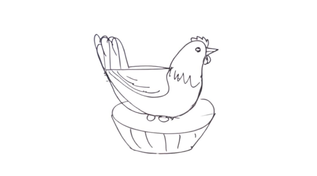 Chicken drawing