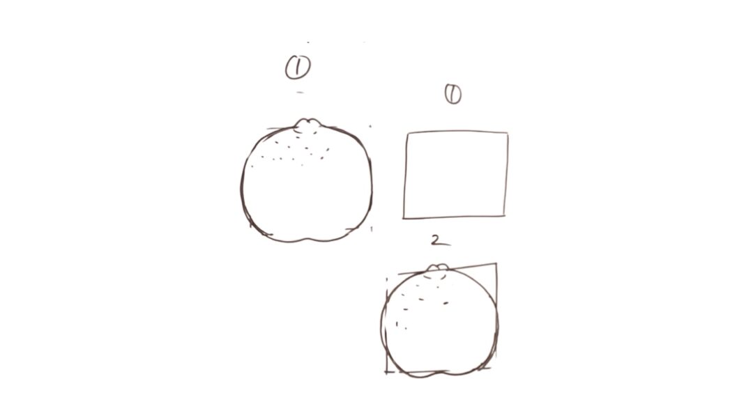 Orange drawing